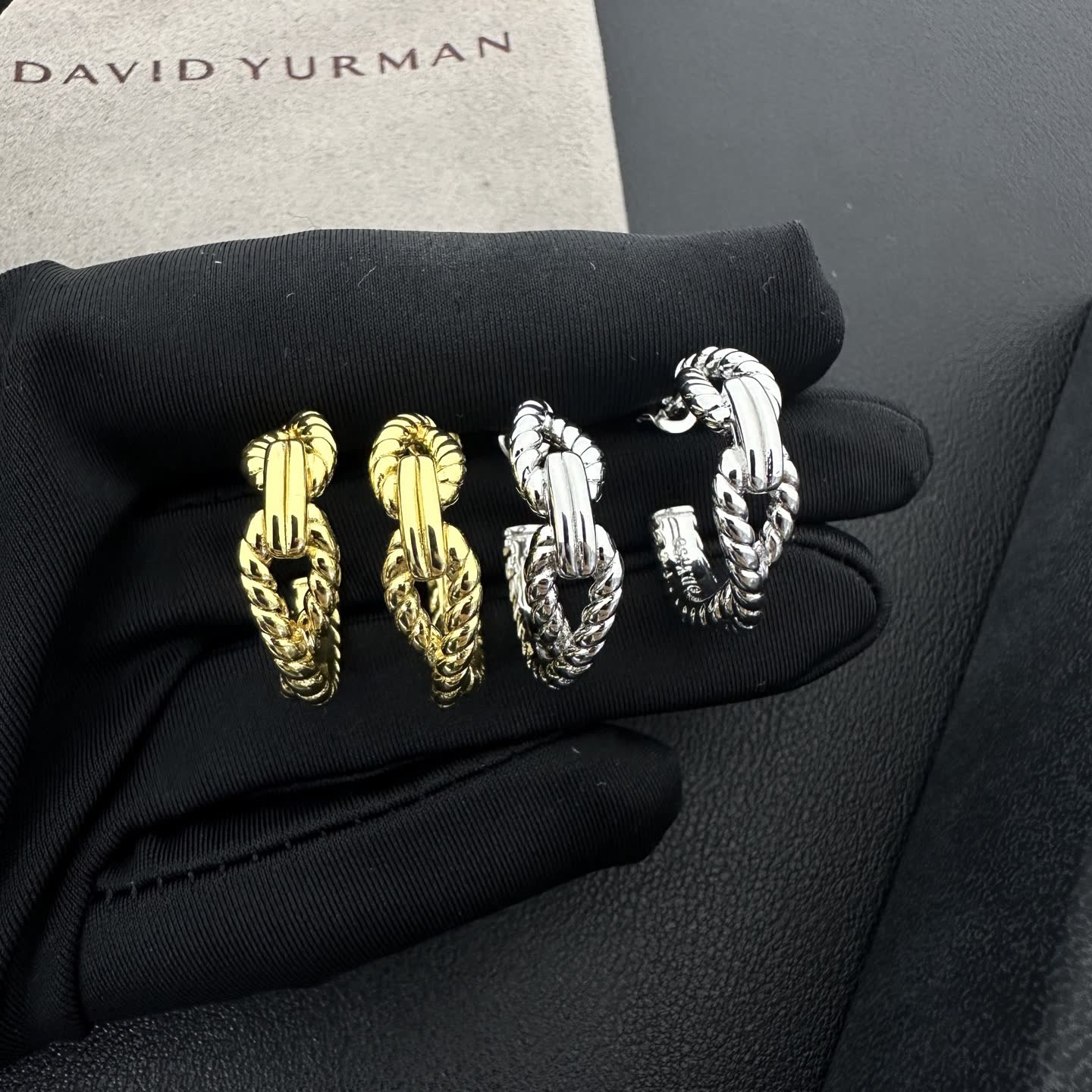 David Yurman Cable Collectibles Hoop Earrings